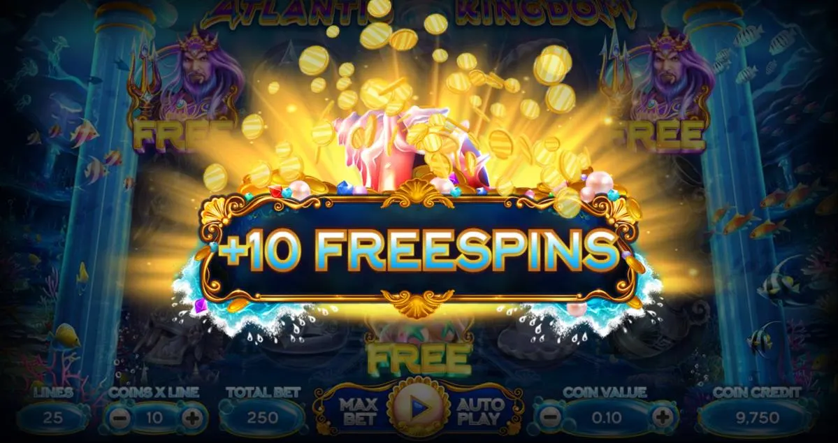 Atlantis Kingdom Free Spins