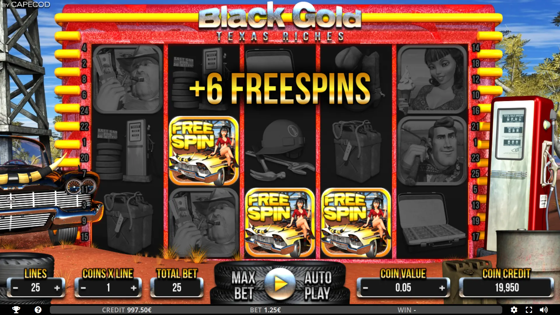 Black Gold Texas Riches Free Spins