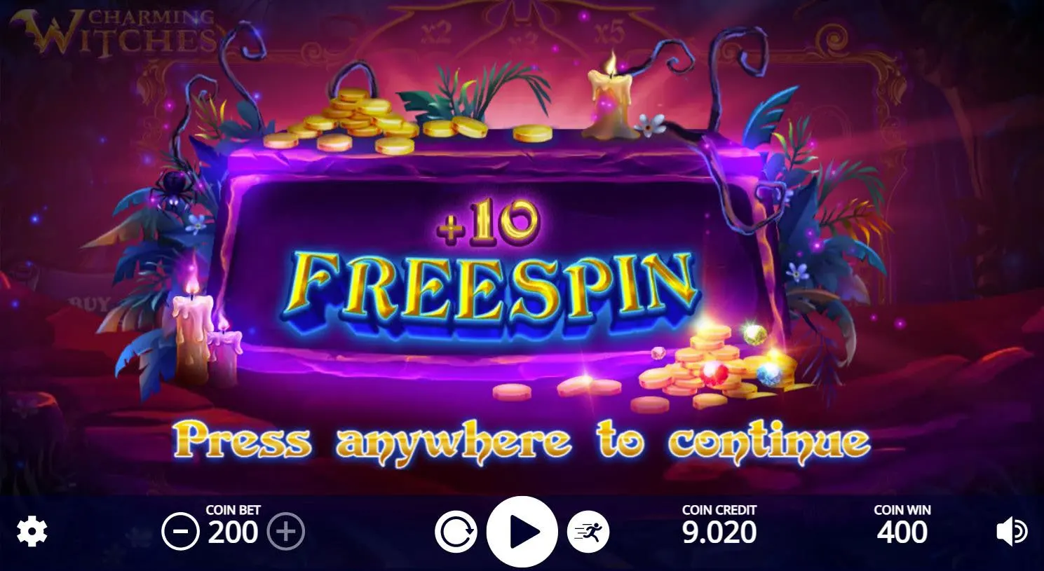 Charming Witches Free Spins