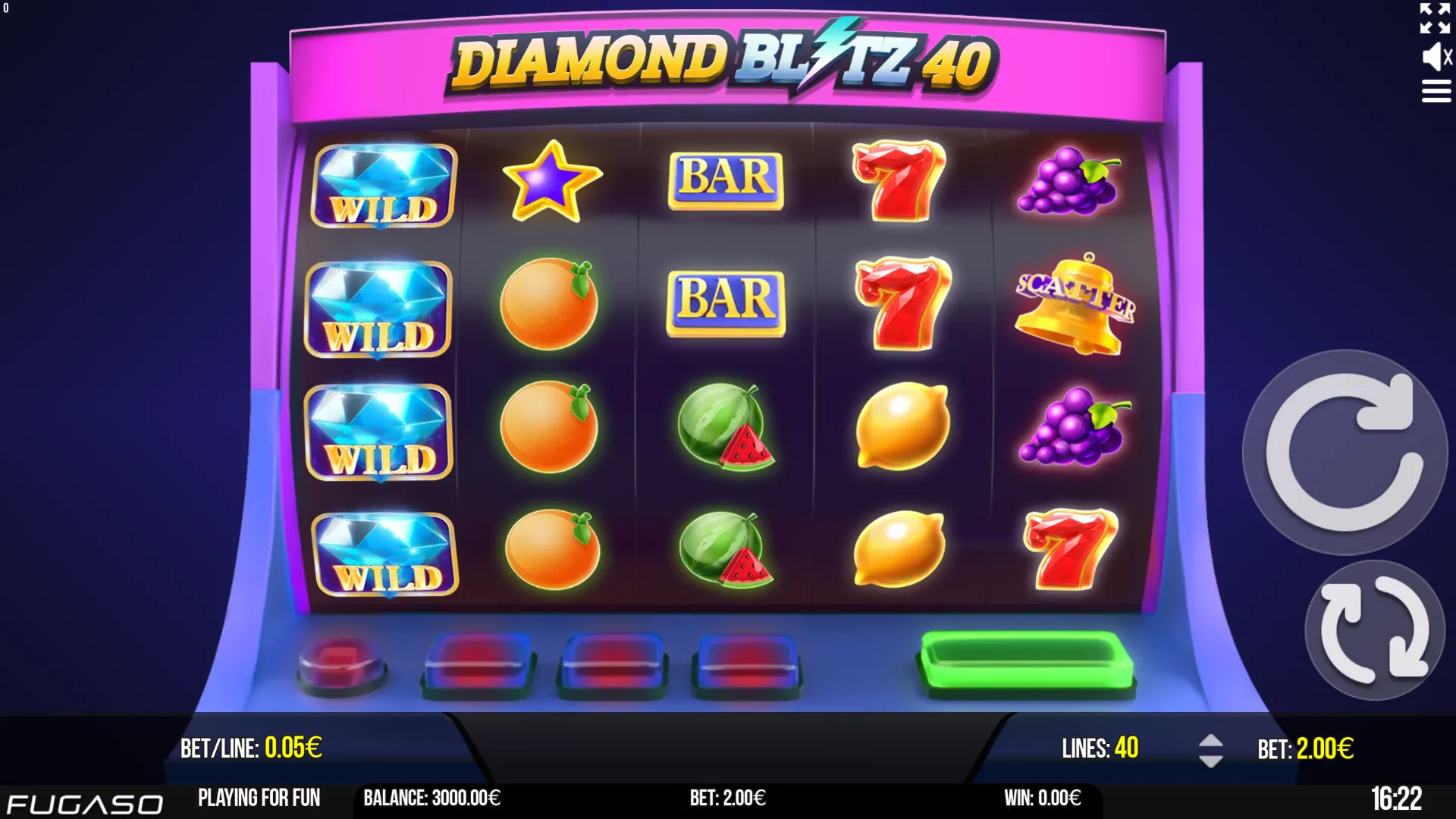 Diamond Blitz 40 Theme
