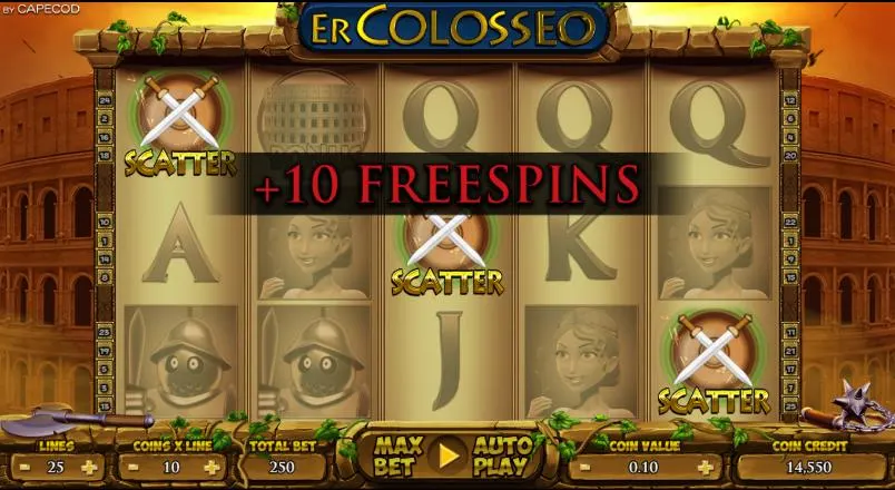 Er Colosseo Free Spins