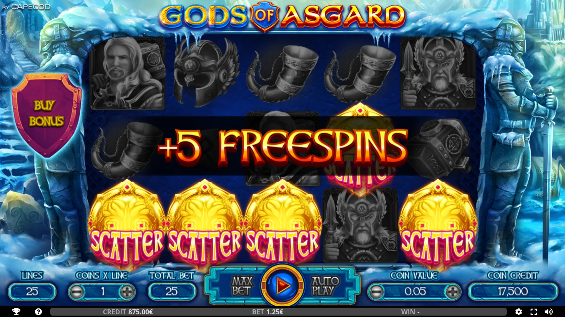 Gods of Asgard Free Spins