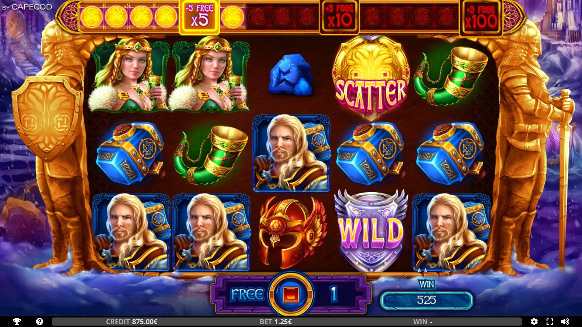 Gods of Asgard Multipliers