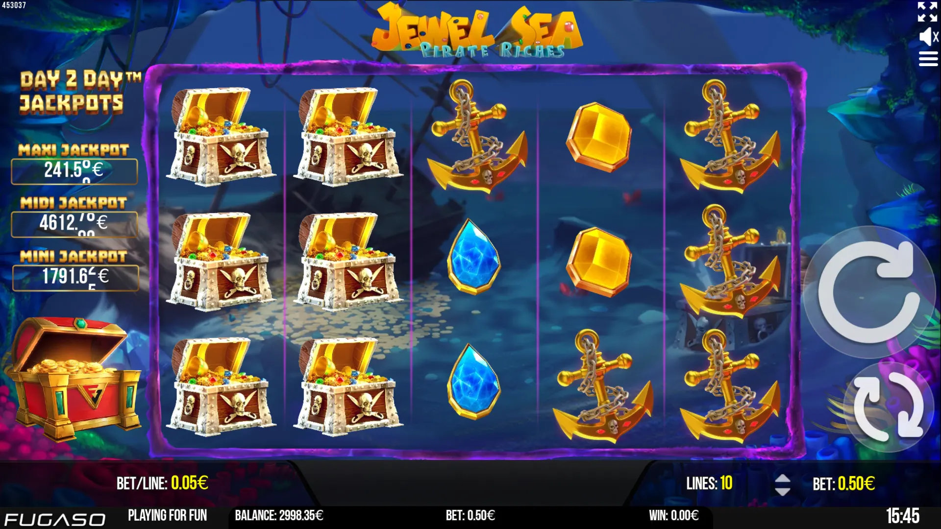 Jewel Sea Pirates Riches Jackpot