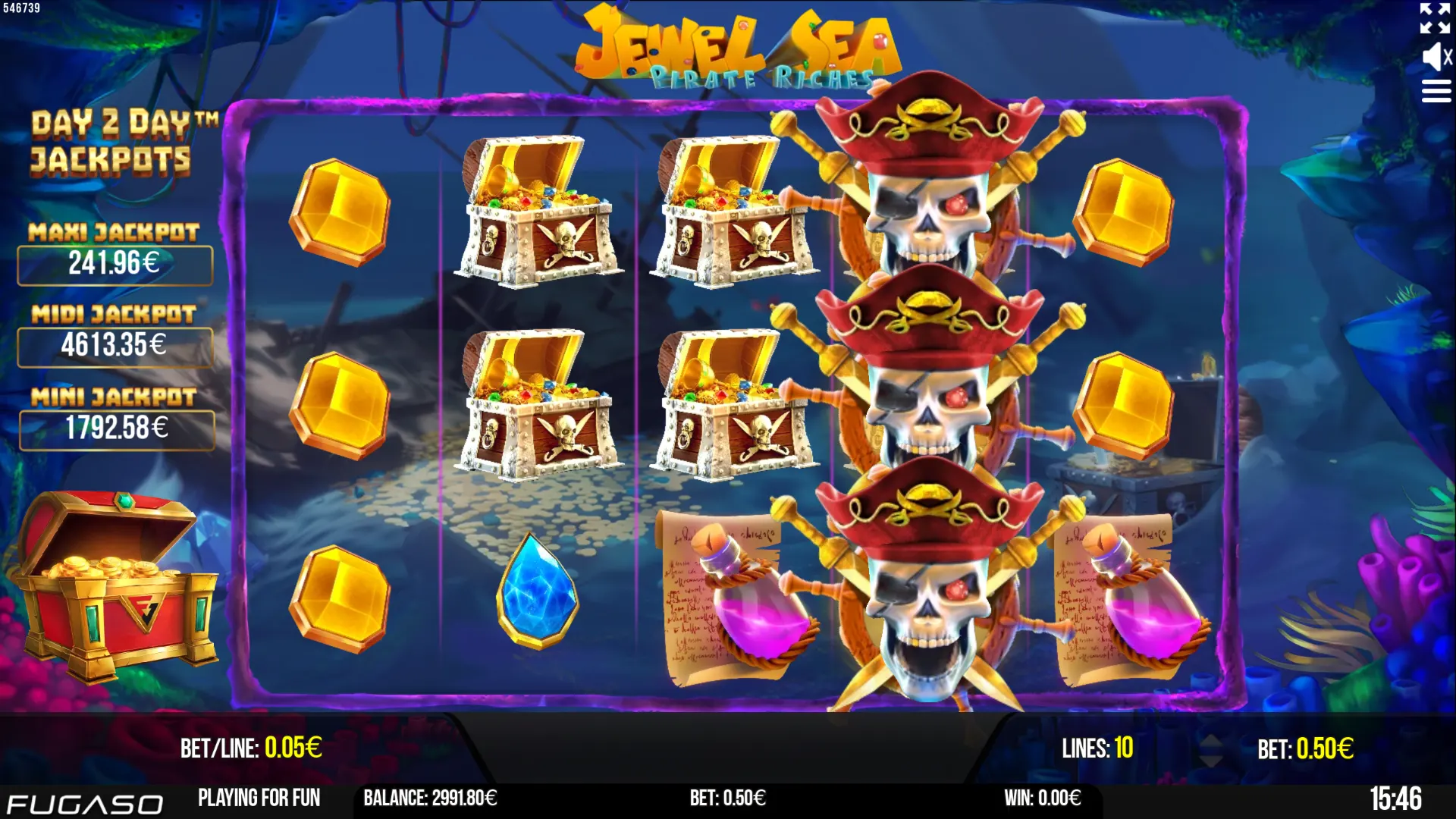 Jewel Sea Pirates Riches Theme