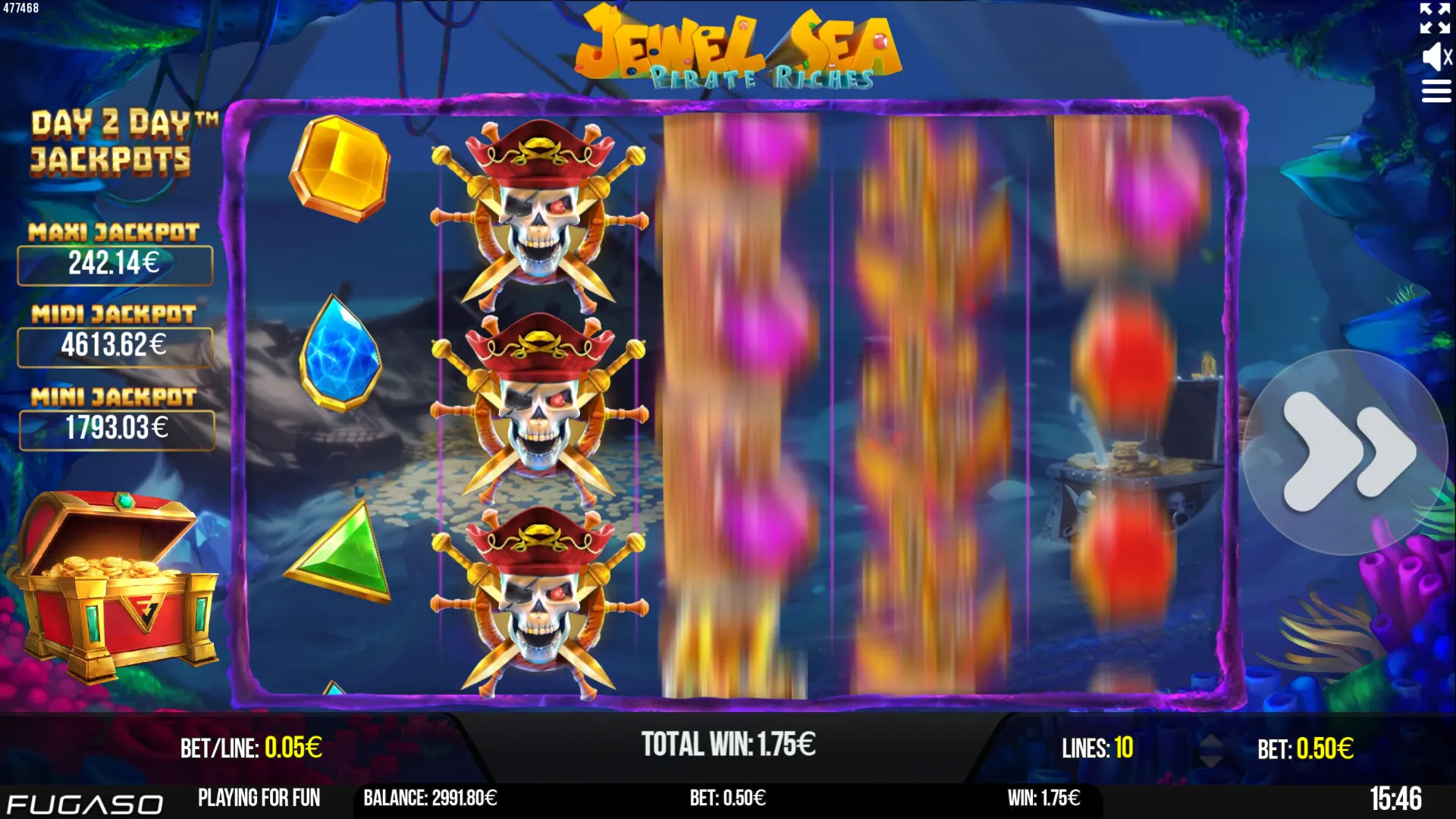 Jewel Sea Pirates Riches wild