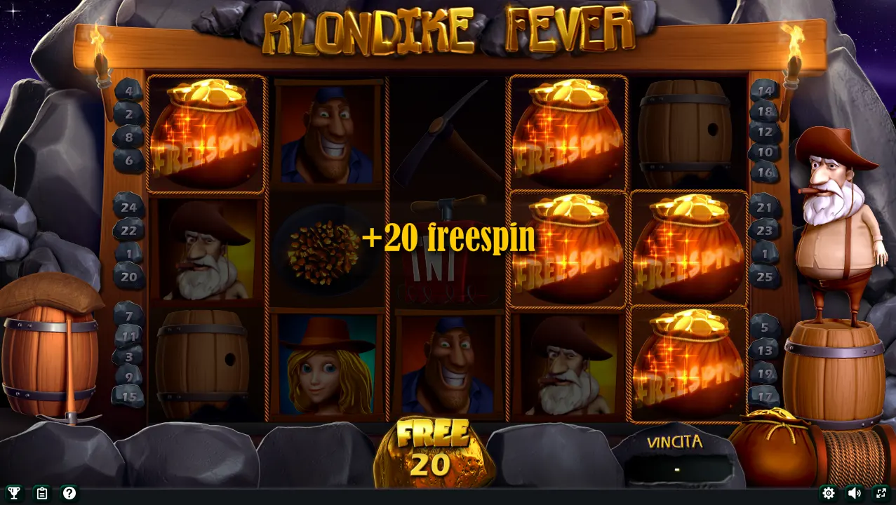 Klondike Fever Free Spins