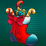 Lil' Santa Bonus Buy symbol Christmas Sock