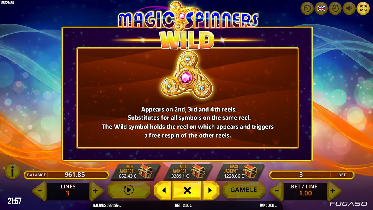 Magic Spinners wild