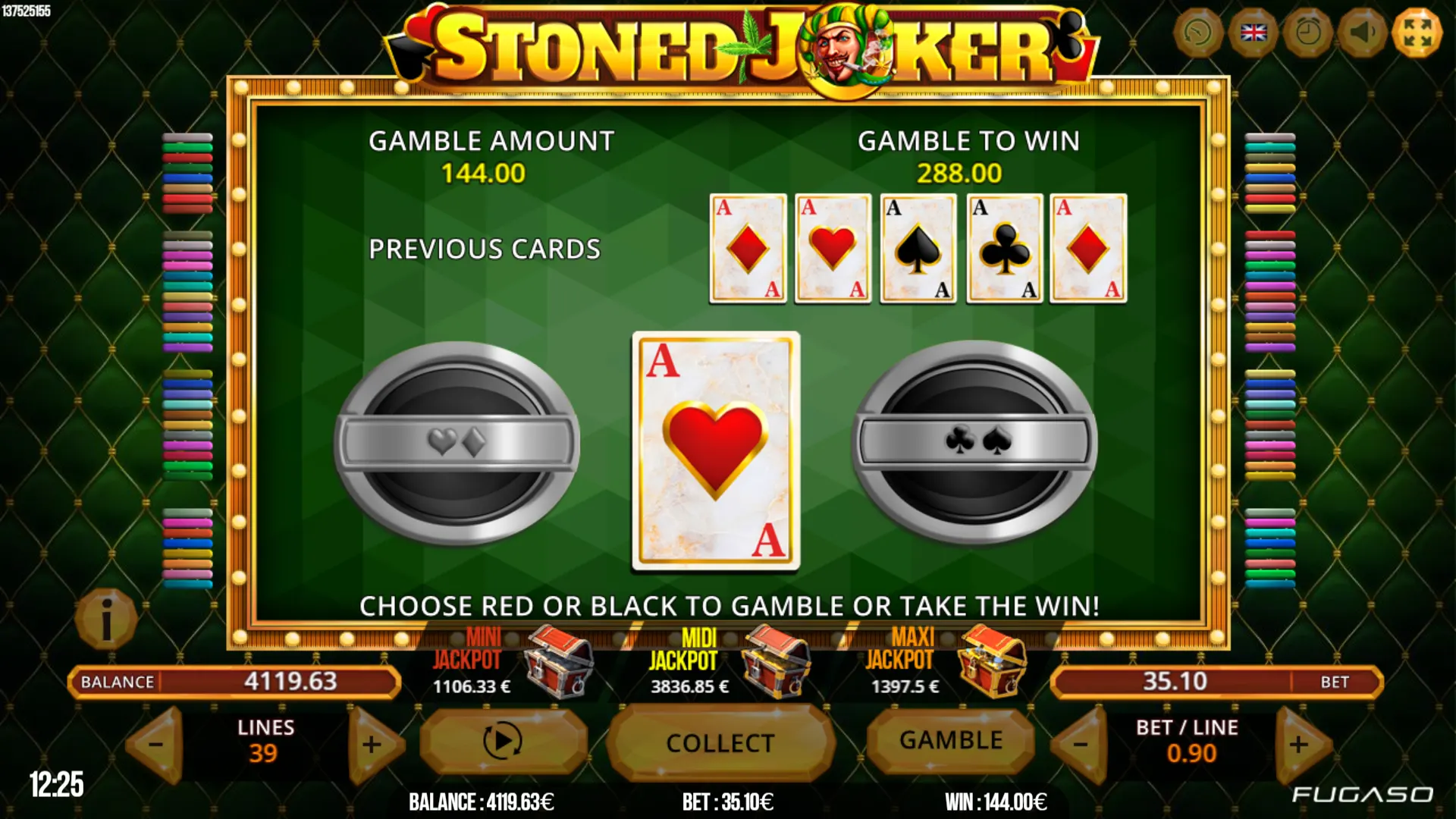 Stoned Joker gamble