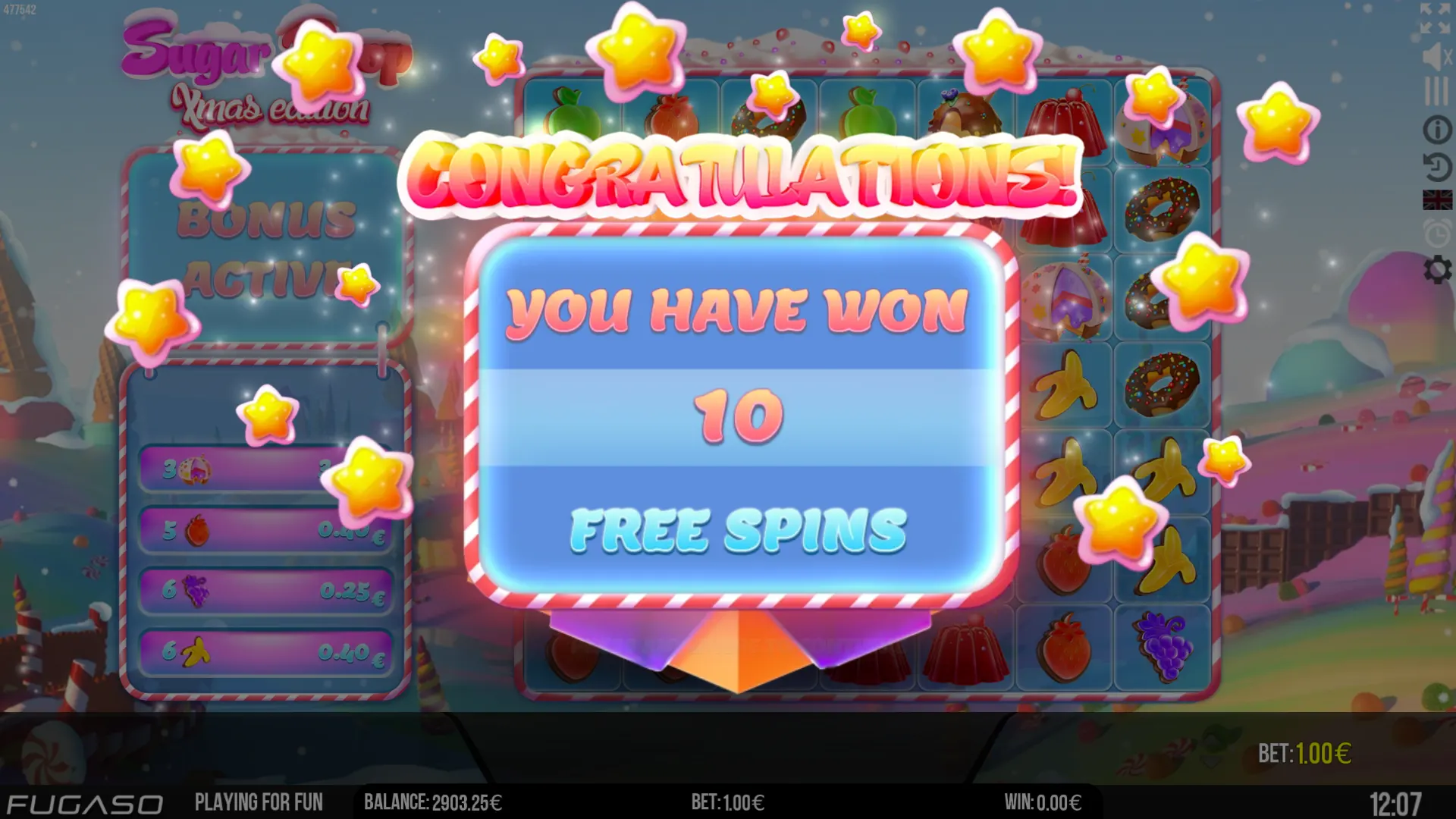 Sugar Drop XMAS Free Spins