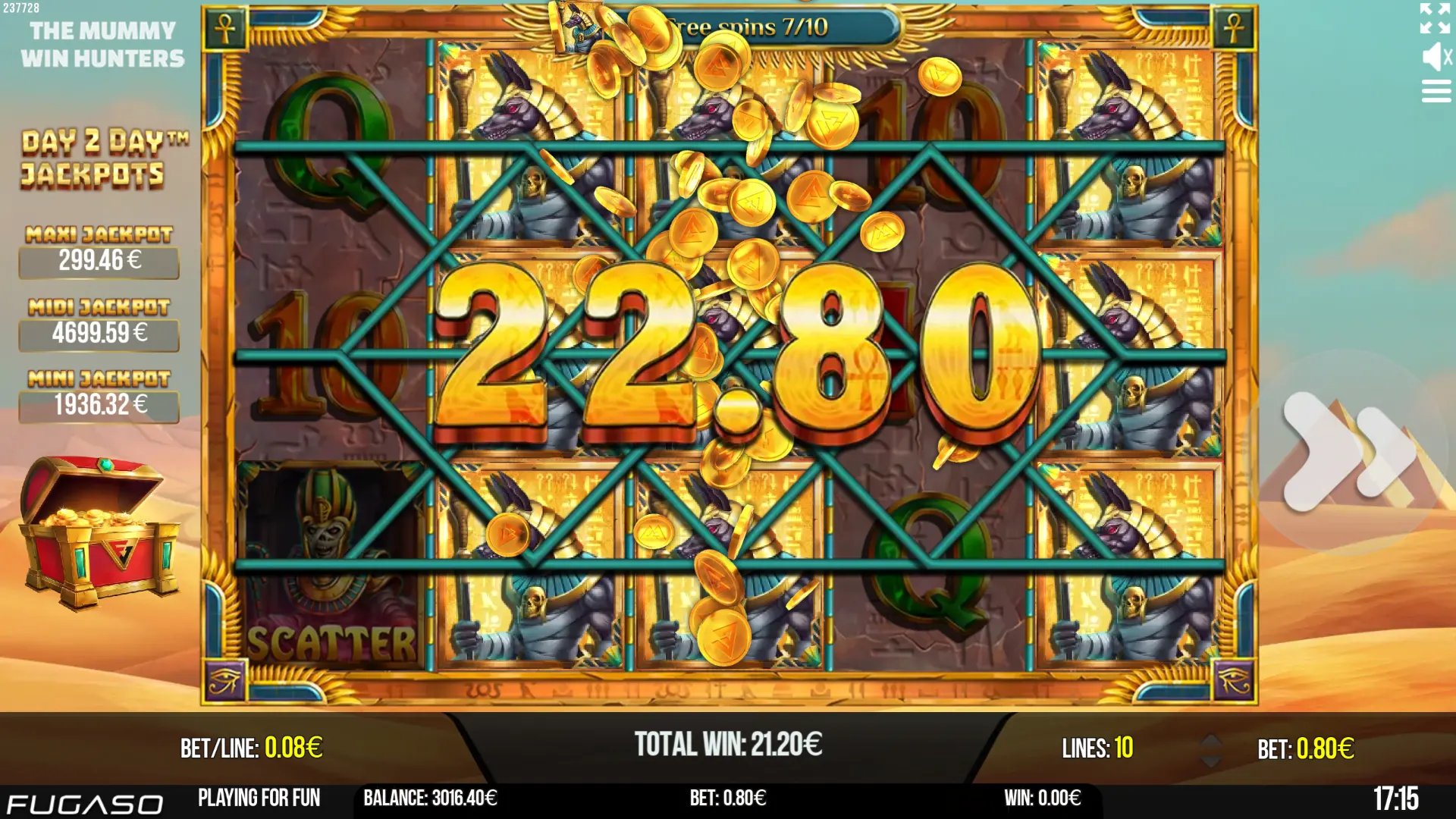 The Mummy Win Hunters Jackpot