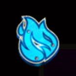 3 Devils Pinball™ symbol Blue Flames