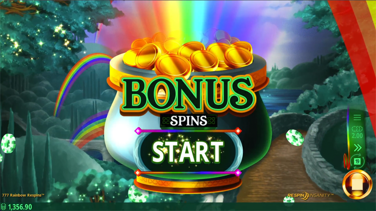 777 Rainbow Respins™ Free Spins