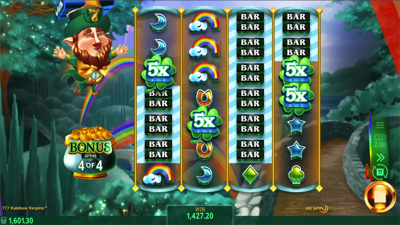 777 Rainbow Respins™ Wild