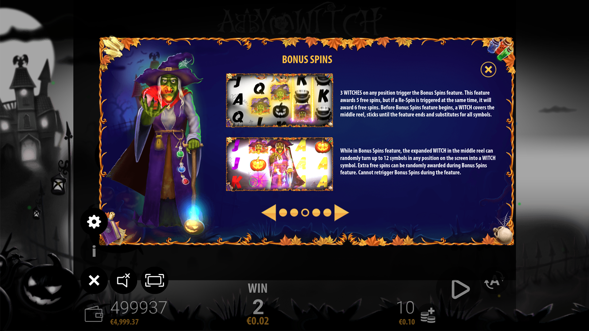 Abby and the Witch Free Spins
