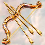 Age Of Olympus: Apollo symbol Bow and arrows