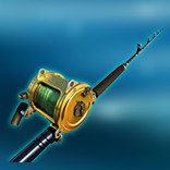 Big Size Fishin’ symbol Fishing rod