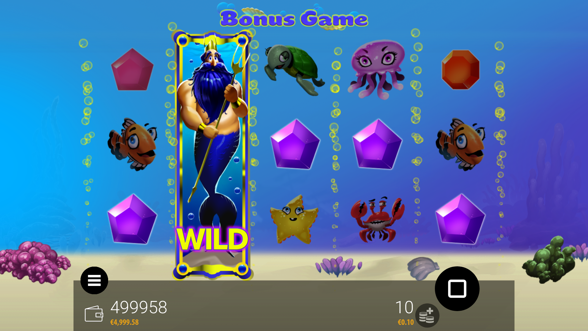 Bubbles & Pearls Bonnus Game