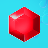 Bubbles & Pearls symbol Red gem