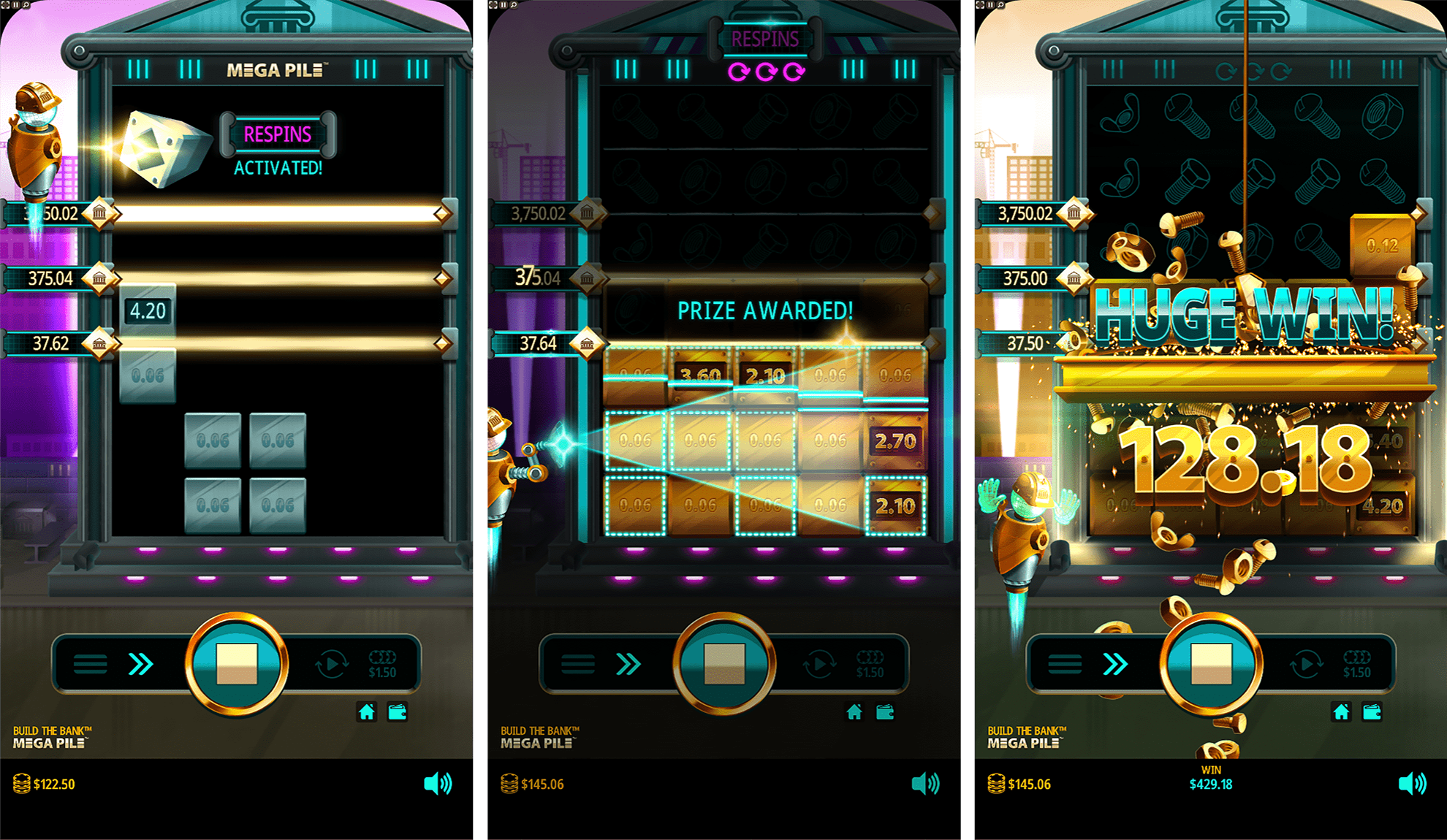 Build the Bank Bonus Game