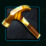 Build the Bank symbol Gold Hammer