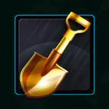Build the Bank symbol Gold Shovel