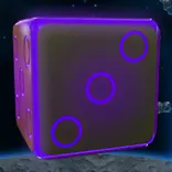 Dice Tronic X symbol Purple Die