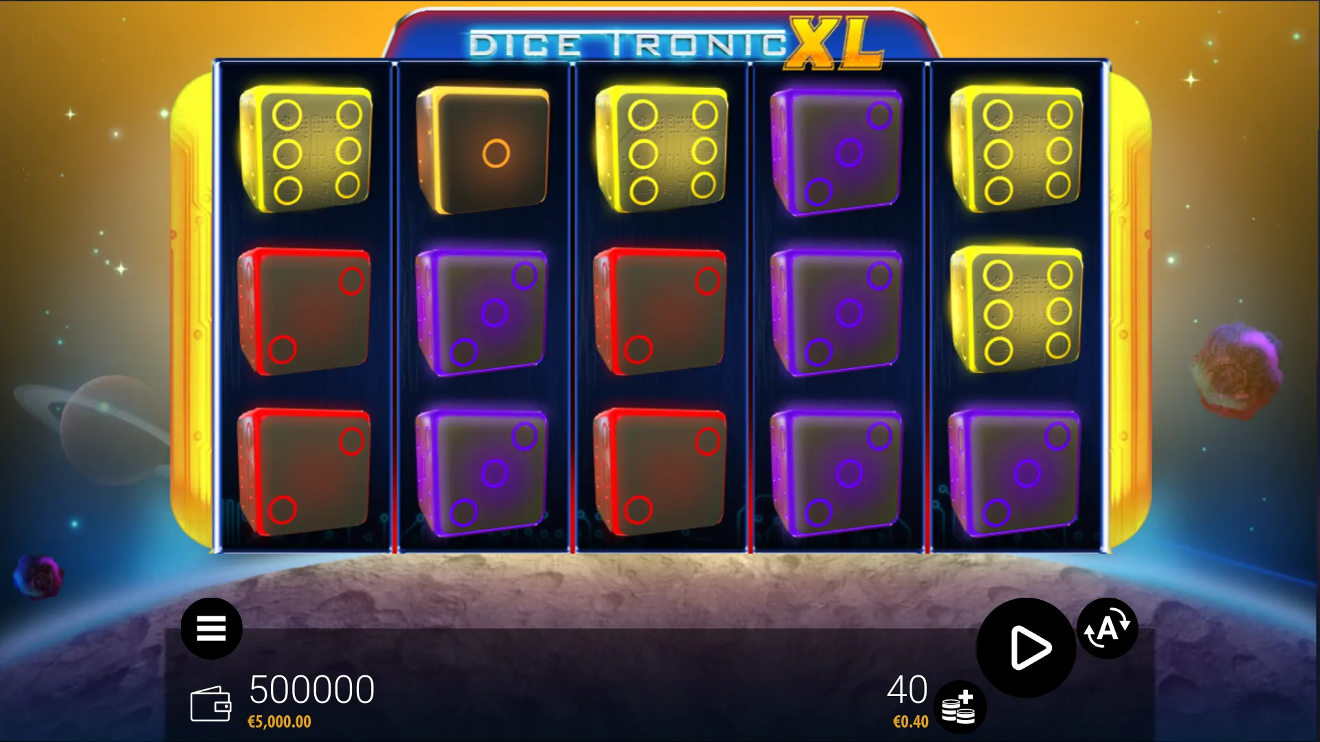 Dice Tronic XL Theme