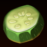 Extra Super Hot Barbeque symbol Cucumber