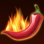 Extra Super Hot Barbeque symbol Hot chili pepper
