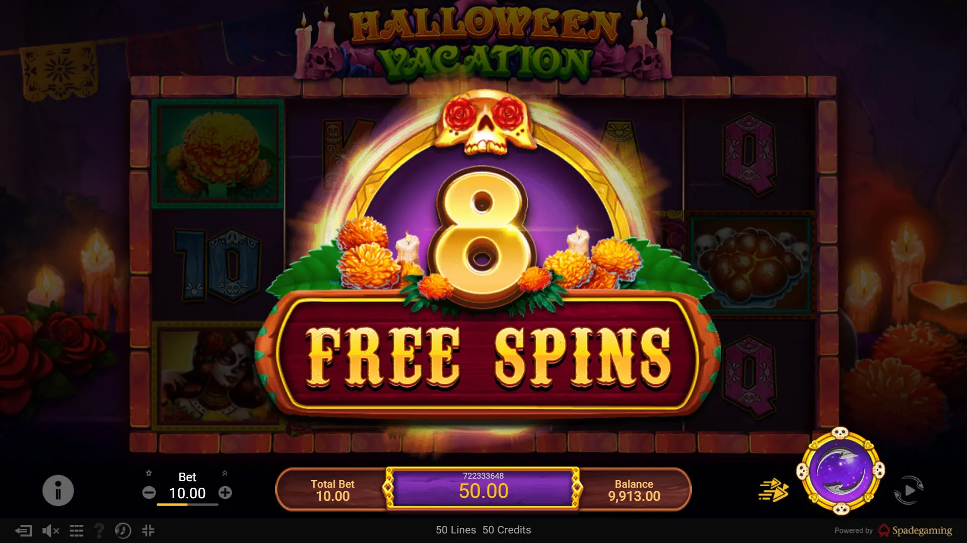 Halloween Vacation Free Spins