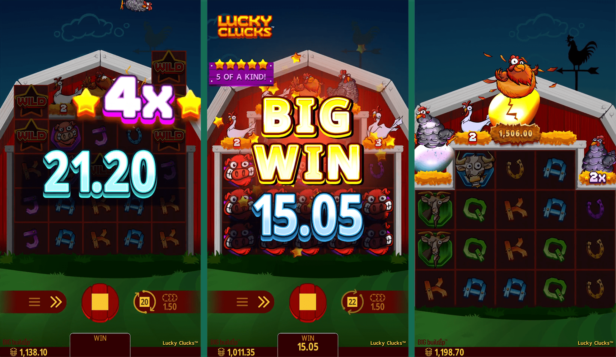 Lucky Clucks™ Multipliers