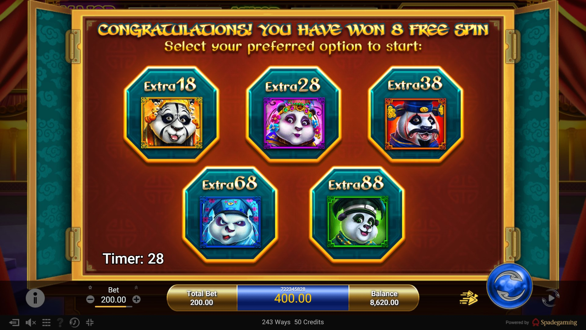 Panda Opera Free Game