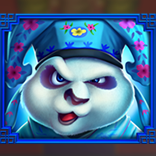 Panda Opera symbol Panda with a blue hat