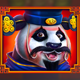 Panda Opera symbol Panda with a dark blue hat
