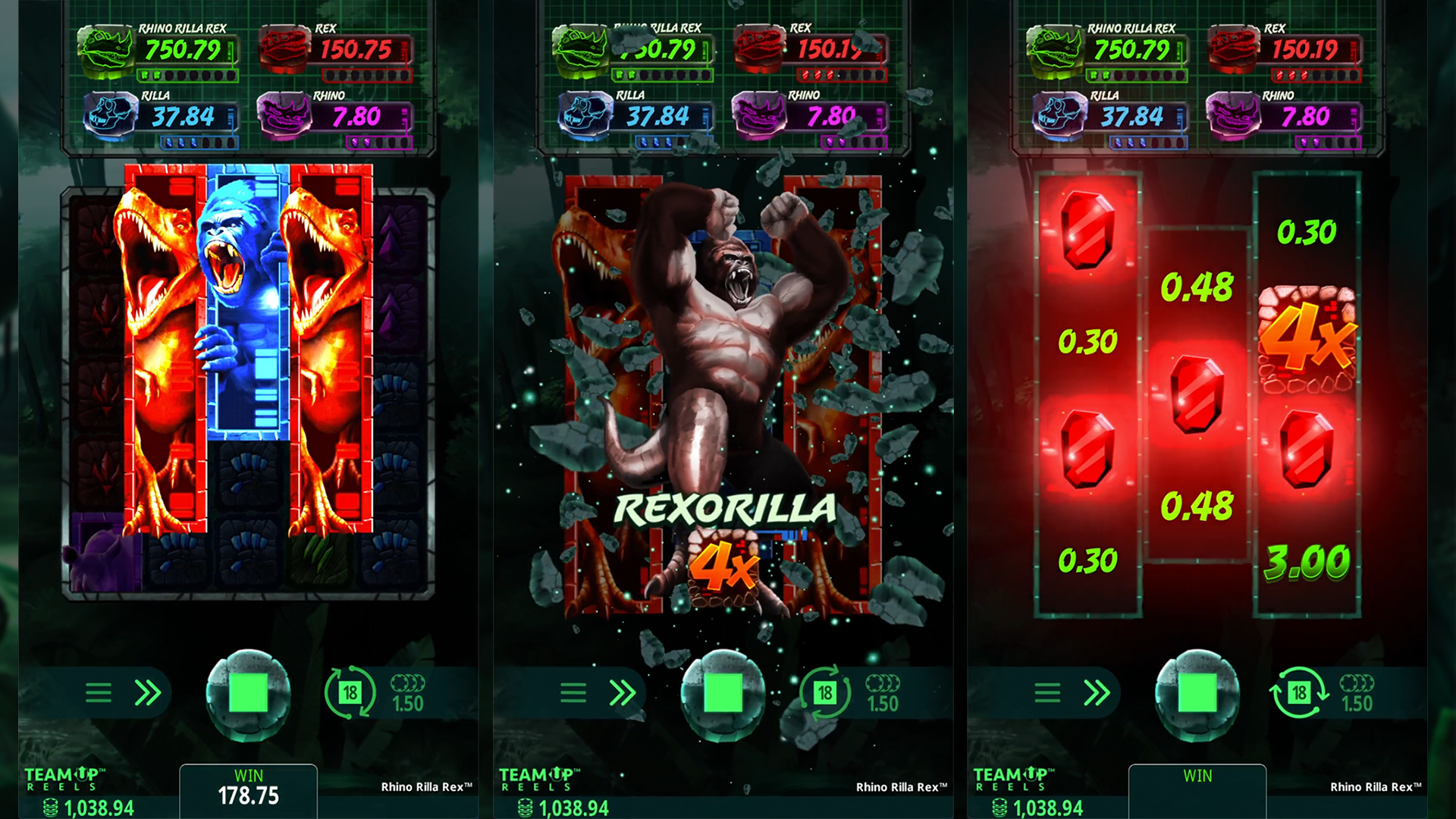 Rhino Rilla Rex™ Free Spins