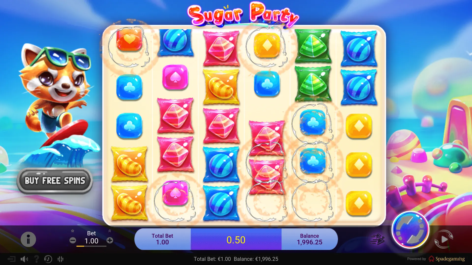 Sugar Party Cascading Reels