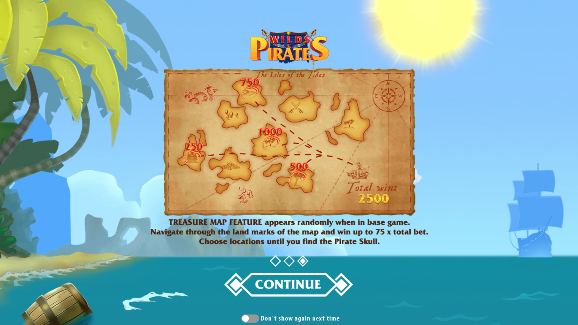 Wilds and Pirates Treasure Map Bonus