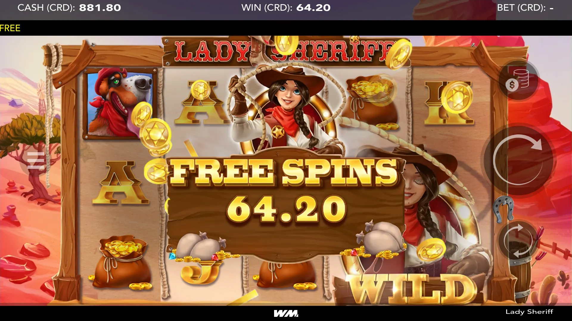 Lady Sheriff Free Spins