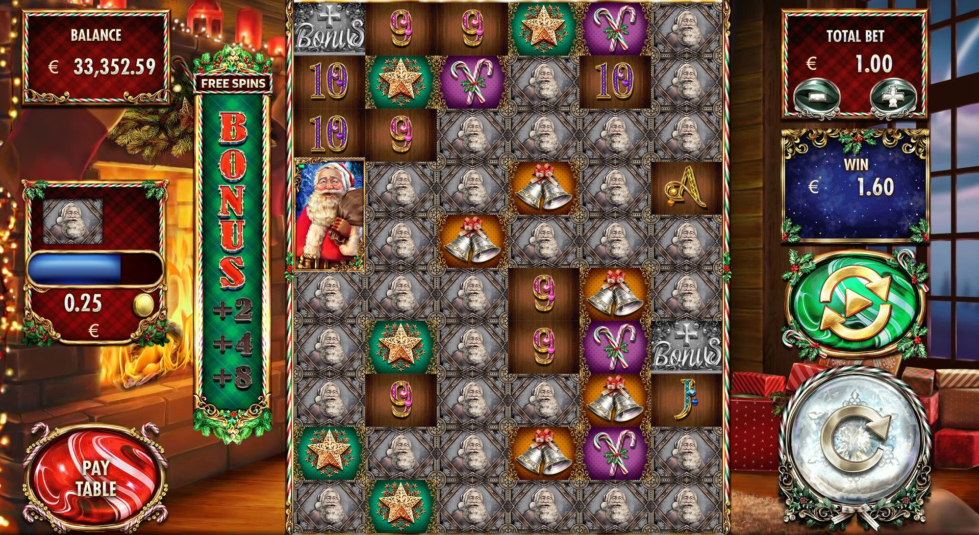 Million Christmas Free Spins