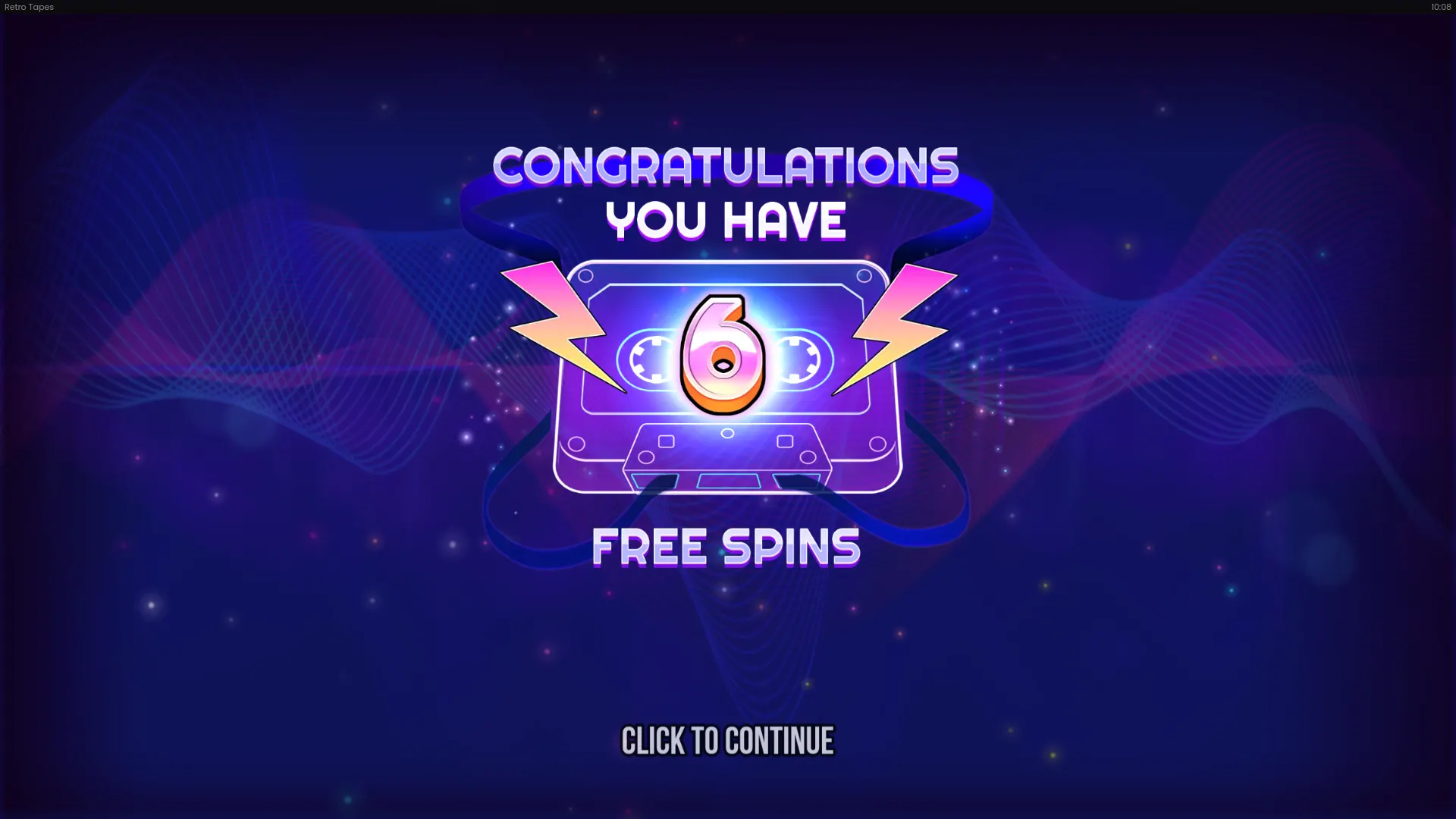 Retro Tapes Free Spins