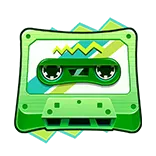 Retro Tapes symbol Green Tape