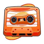Retro Tapes symbol Orange Tape