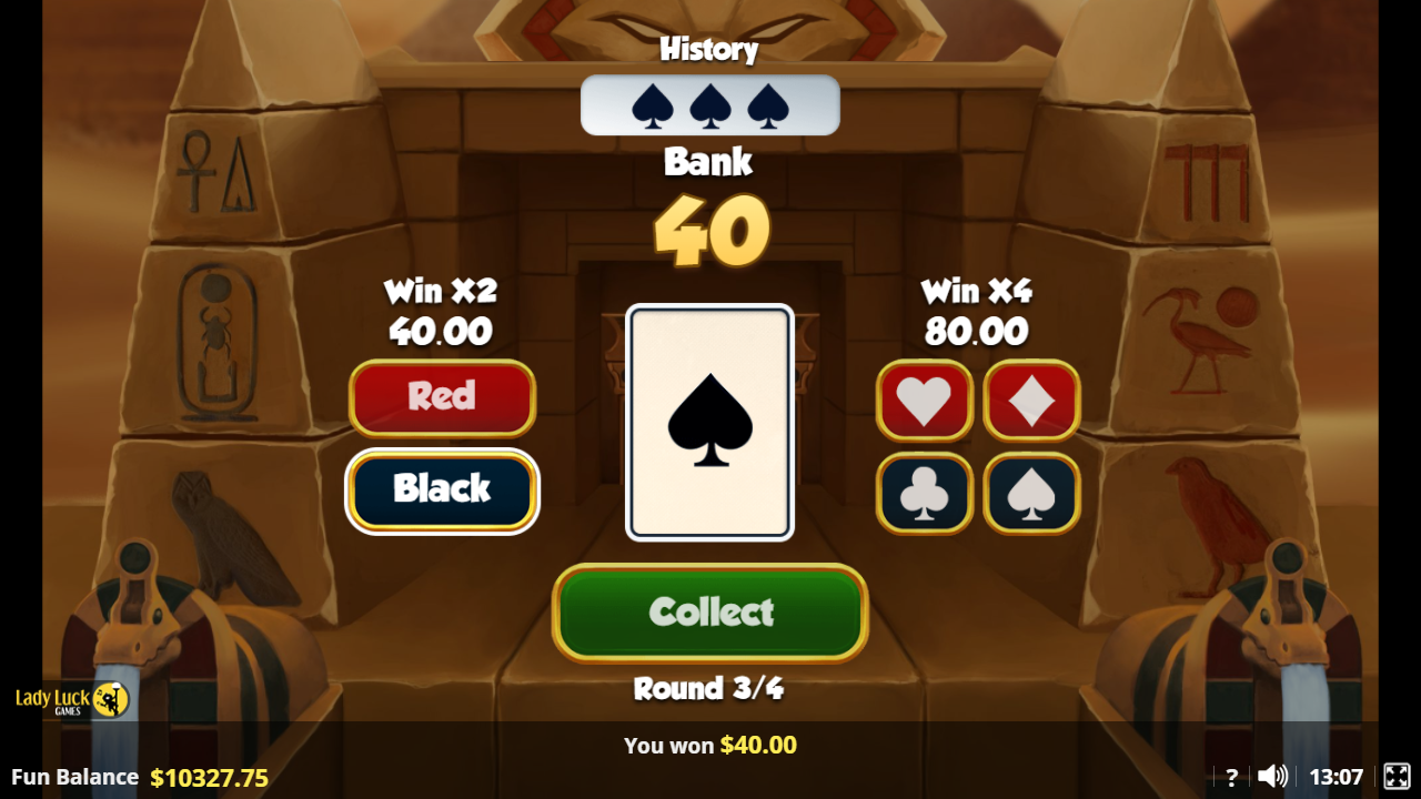 Ruler of Egypt Gamble Feature