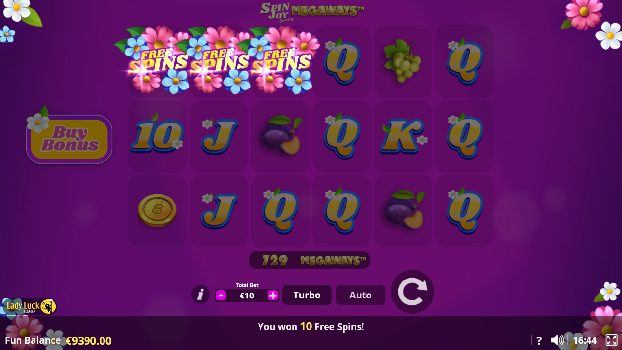 SpinJoy Society Megaways Free Spins