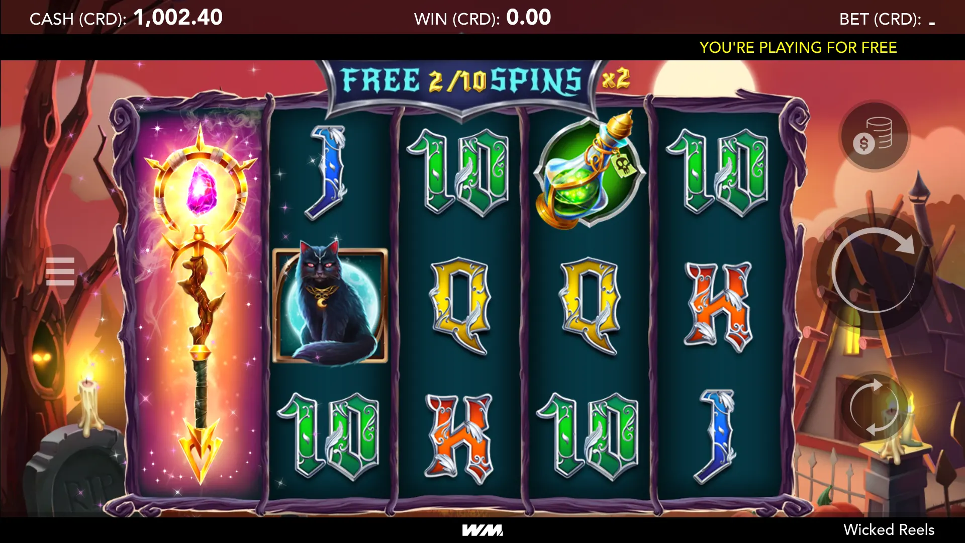 Wicked Reels Free Spins