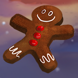 Xmas At The Cabin symbol Gingerbread man