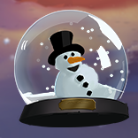 Xmas At The Cabin symbol Snow globe