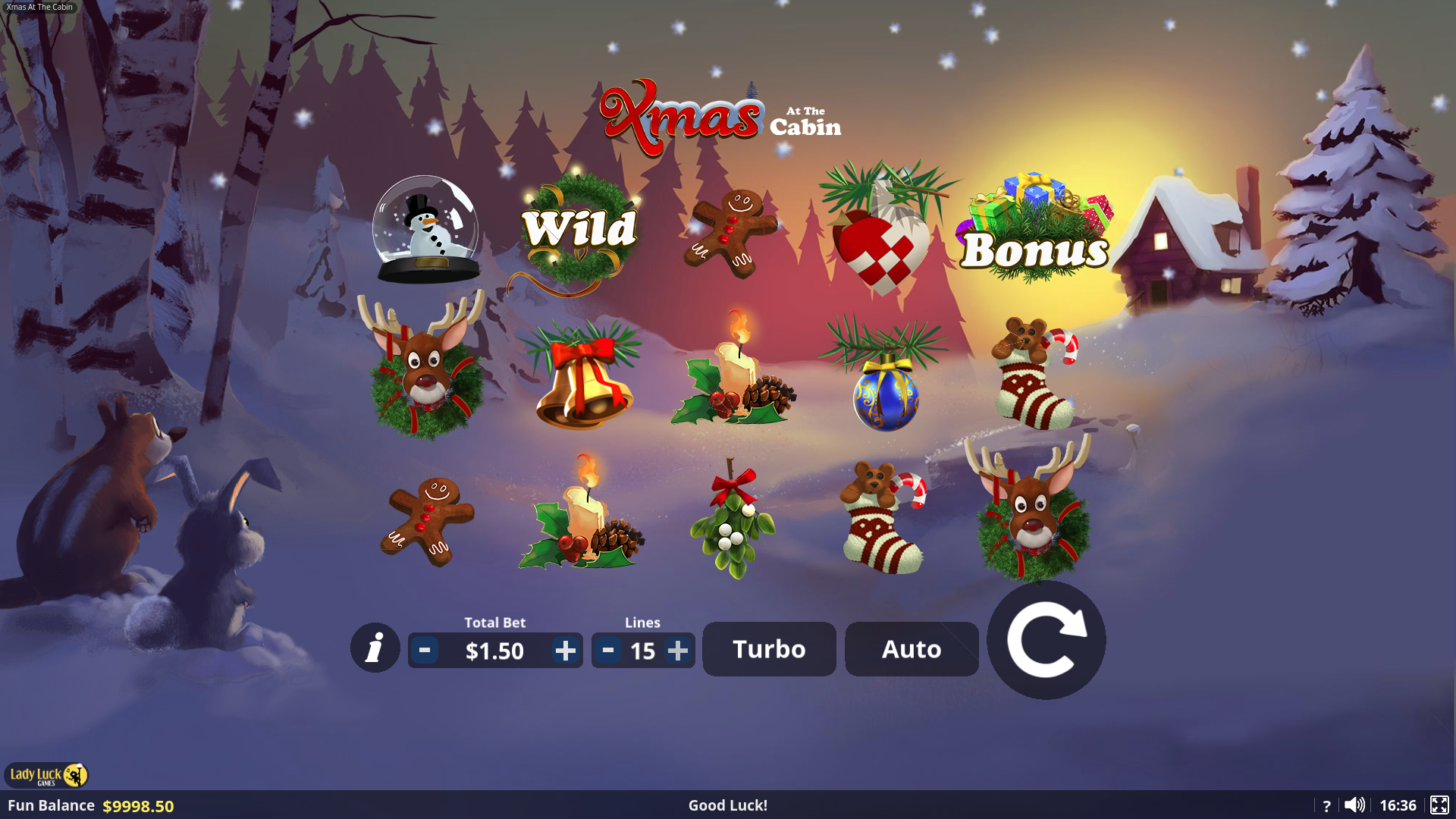 Xmas At The Cabin Theme